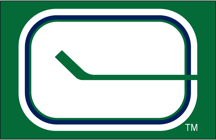 Vancouver Canucks 1970-1978 Primary Dark Logo v2 iron on heat transfer